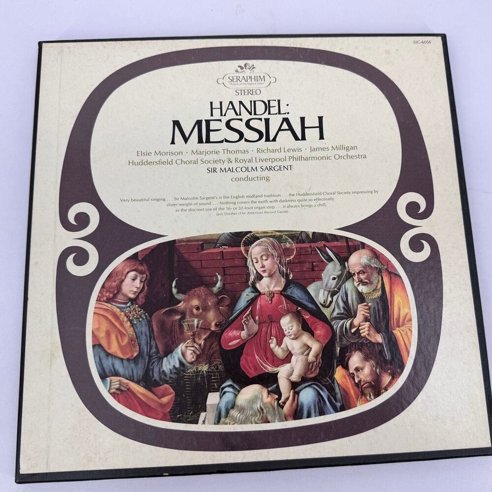 Handel: Messiah - 3 LP Vinyl Box Set (Seraphim)